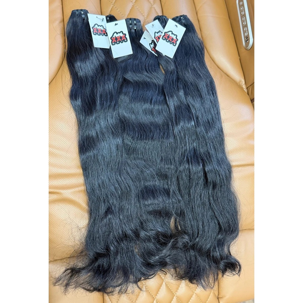 30" Raw Natural Wavy Straight Hair Bundle - Picture 4 of 4